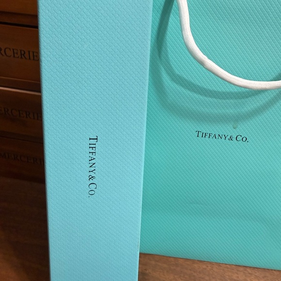 Tiffany & Co. Blue Velvet Jewelry Box - Picture 5 of 5